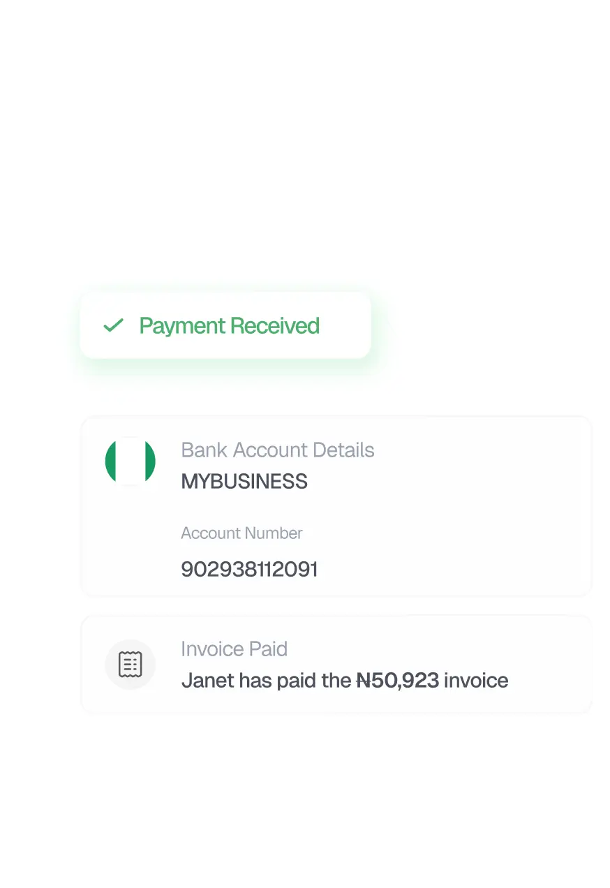 Payment recieved